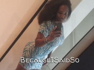 BecauseISaidSo